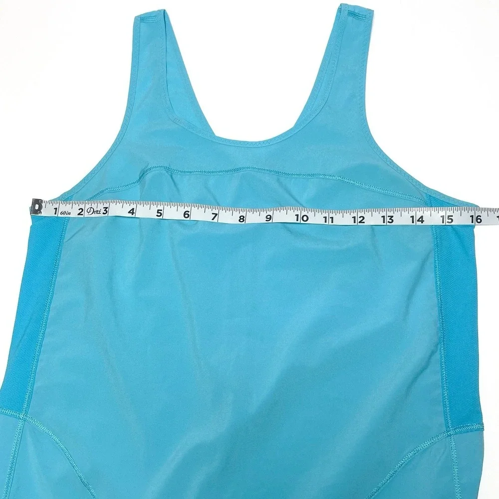 Lululemon Women's Run Featherweight Singlet Tank Top Blue Sz 4 Swift Ultra Light